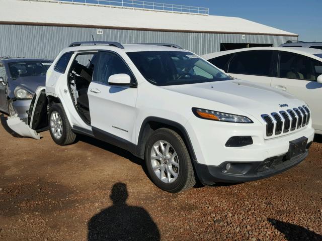 1C4PJMCS2EW225136 - 2014 JEEP CHEROKEE L WHITE photo 1