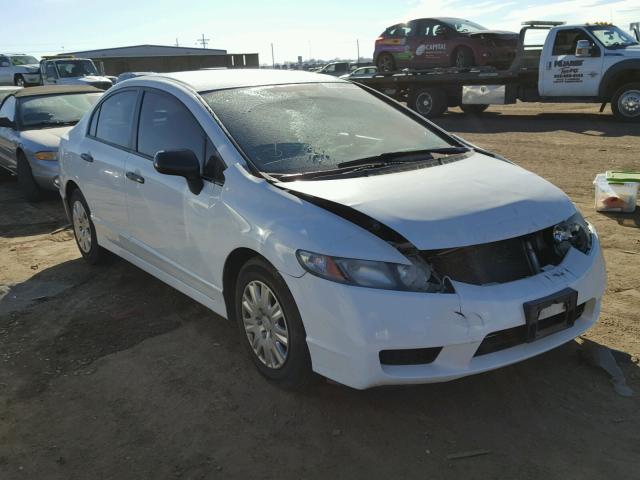 19XFA1F39AE003762 - 2010 HONDA CIVIC VP WHITE photo 1