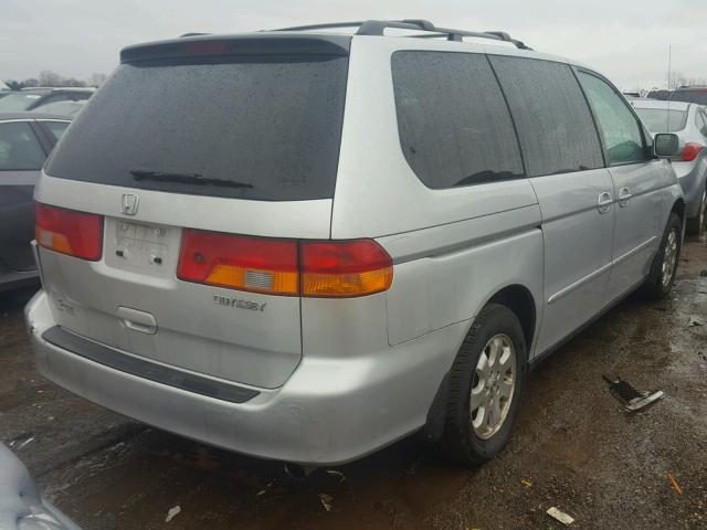 5FNRL18662B044036 - 2002 HONDA ODYSSEY EX SILVER photo 4