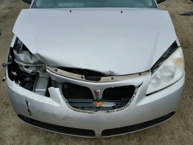 1G2ZF57BX84281095 - 2008 PONTIAC G6 VALUE L SILVER photo 7