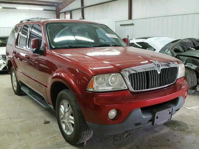 5LMEU68H03ZJ30859 - 2003 LINCOLN AVIATOR RED photo 1