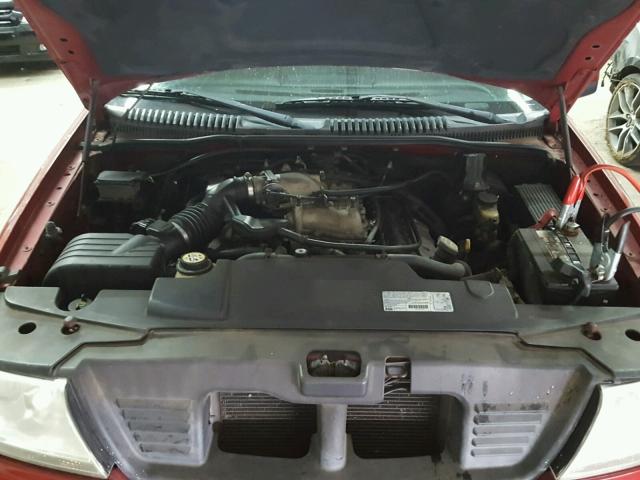 5LMEU68H03ZJ30859 - 2003 LINCOLN AVIATOR RED photo 7