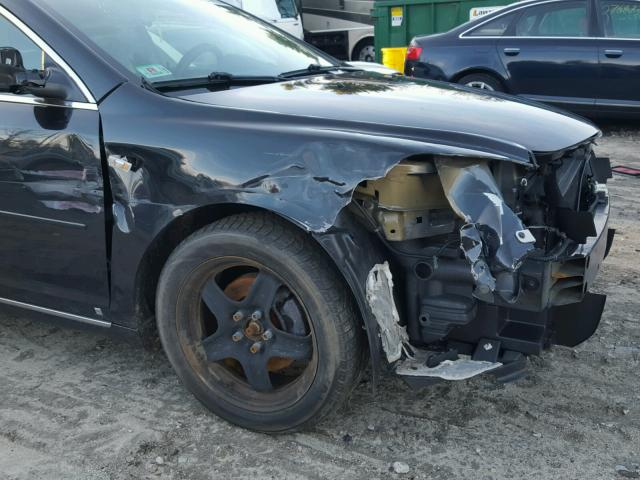1G1ZH57BX84296078 - 2008 CHEVROLET MALIBU 1LT 黑色 照片 9