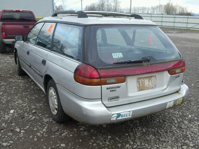 4S3BK4350V7309533 - 1997 SUBARU LEGACY L SILVER photo 3