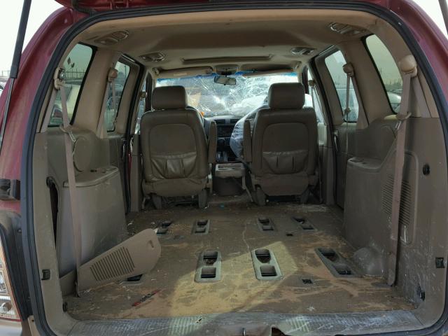 KNDUP131636423125 - 2003 KIA SEDONA EX BURGUNDY photo 5