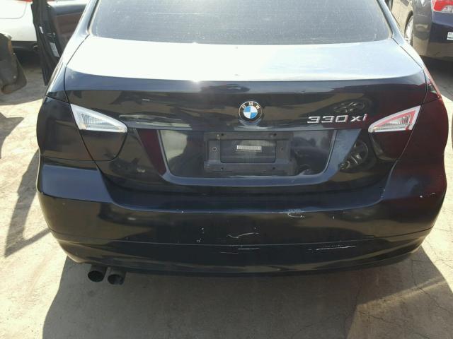 WBAVD33586KV65402 - 2006 BMW 330 XI BLACK photo 9