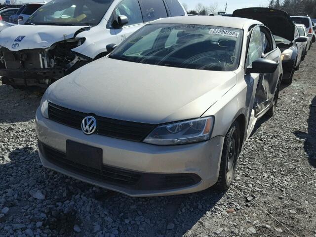 3VW2K7AJ8DM270094 - 2013 VOLKSWAGEN JETTA BASE 银色 照片 2