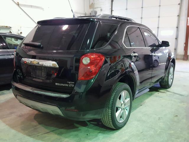 2GNFLGEK0D6146603 - 2013 CHEVROLET EQUINOX LT BLACK photo 4