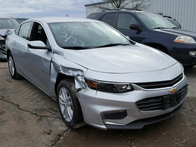 1G1ZD5ST4JF124327 - 2018 CHEVROLET MALIBU LT SILVER photo 1