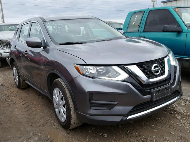 KNMAT2MV3HP510374 - 2017 NISSAN ROGUE S GRAY photo 1