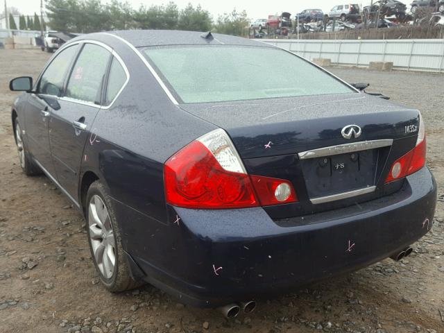 JNKAY01F87M462758 - 2007 INFINITI M35 BASE BLUE photo 3