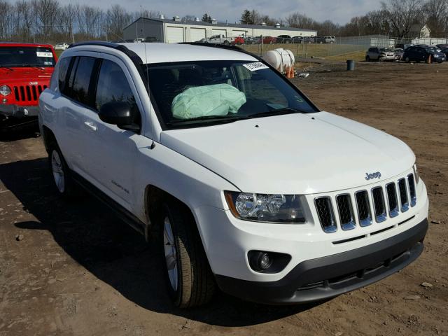 1C4NJDBB8GD778574 - 2016 JEEP COMPASS SP WHITE photo 1
