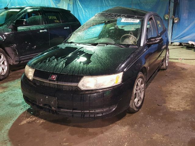 1G8AJ52F53Z174754 - 2003 SATURN ION LEVEL BLACK photo 2