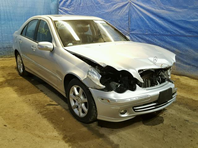 WDBRF92H57F908799 - 2007 MERCEDES-BENZ C 280 4MAT SILVER photo 1