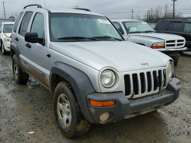 1J4GL48K72W351145 - 2002 JEEP LIBERTY SP SILVER photo 1