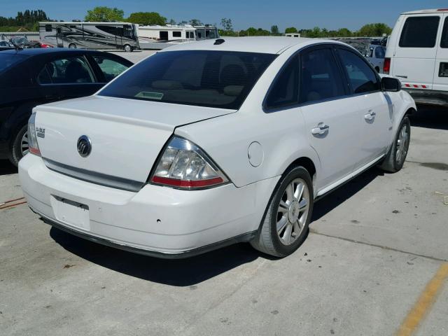 1MEHM42W08G619635 - 2008 MERCURY SABLE PREM WHITE photo 4