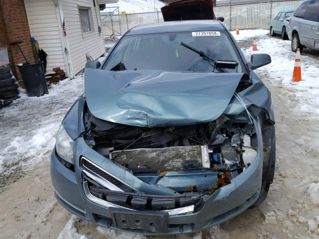 1G1ZH57BX9F224089 - 2009 CHEVROLET MALIBU 1LT 绿色 照片 9