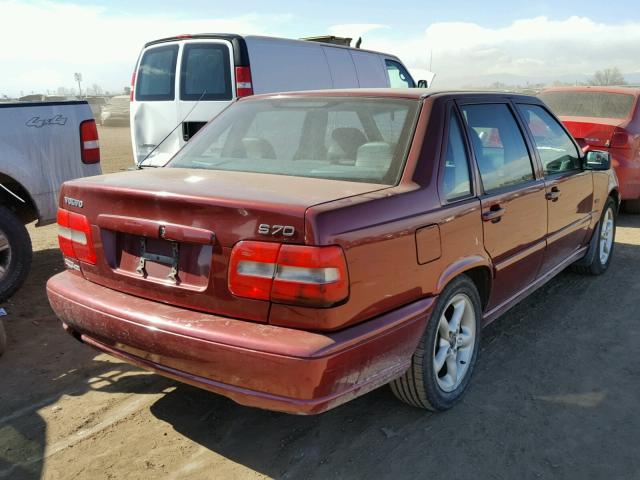 YV1LS5549W1446158 - 1998 VOLVO S70 RED photo 4