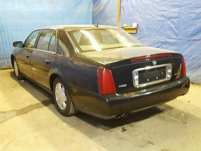 1G6KD54Y35U227938 - 2005 CADILLAC DEVILLE BLACK photo 3