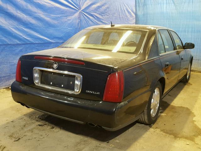 1G6KD54Y35U227938 - 2005 CADILLAC DEVILLE BLACK photo 4