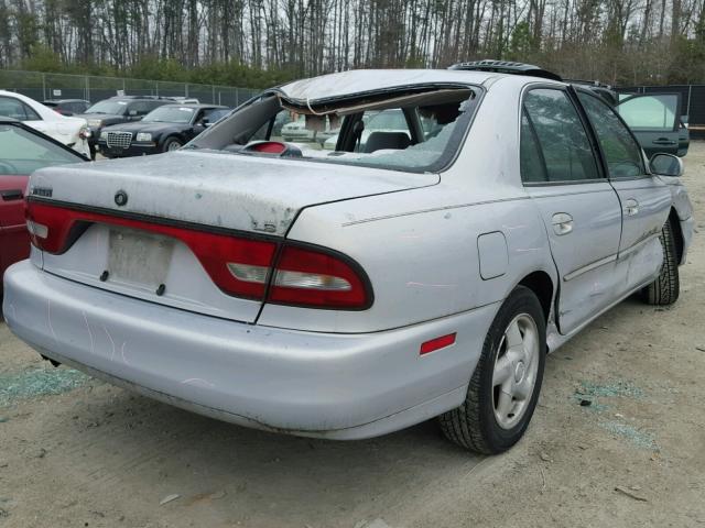 4A3AJ56G6SE027743 - 1995 MITSUBISHI GALANT ES SILVER photo 4