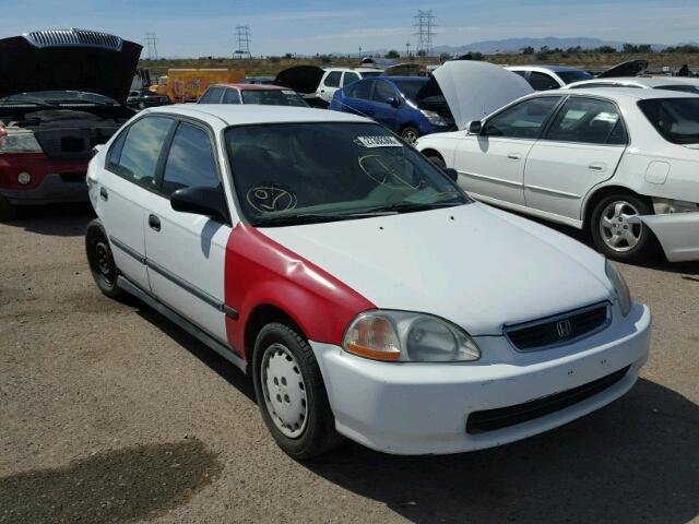 JHMEJ6521VS021014 - 1997 HONDA CIVIC DX WHITE photo 1