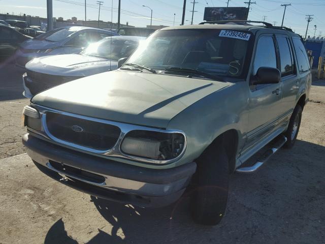 1FMZU32E5WZB48067 - 1998 FORD EXPLORER GREEN photo 2