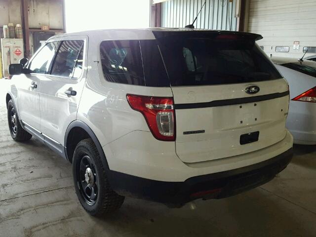 1FM5K8AR3DGA88899 - 2013 FORD EXPLORER P WHITE photo 3