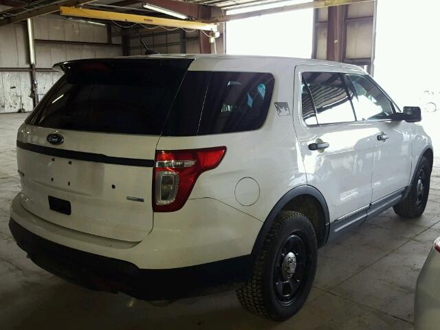 1FM5K8AR3DGA88899 - 2013 FORD EXPLORER P WHITE photo 4