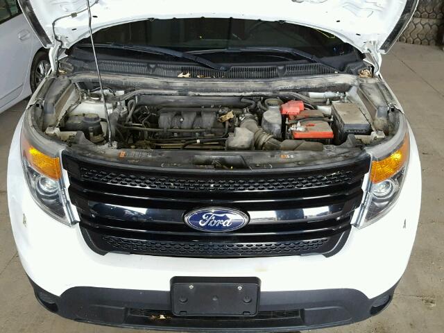 1FM5K8AR3DGA88899 - 2013 FORD EXPLORER P WHITE photo 7