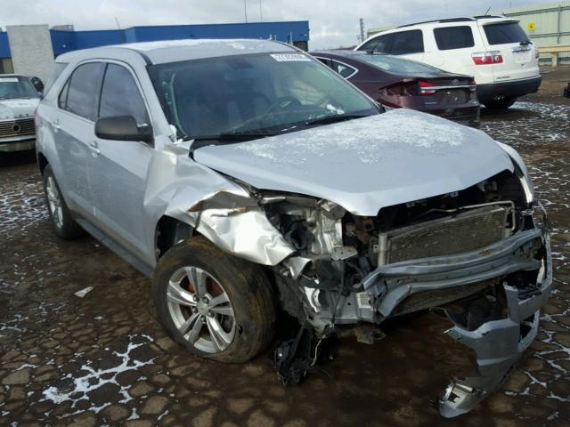 2GNALBEC4B1146815 - 2011 CHEVROLET EQUINOX LS SILVER photo 1