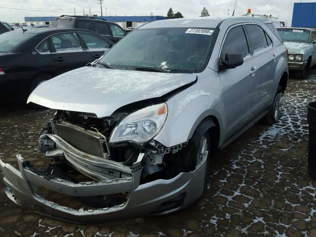 2GNALBEC4B1146815 - 2011 CHEVROLET EQUINOX LS SILVER photo 2