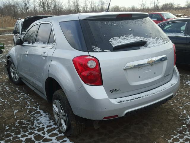 2GNALBEC4B1146815 - 2011 CHEVROLET EQUINOX LS SILVER photo 3