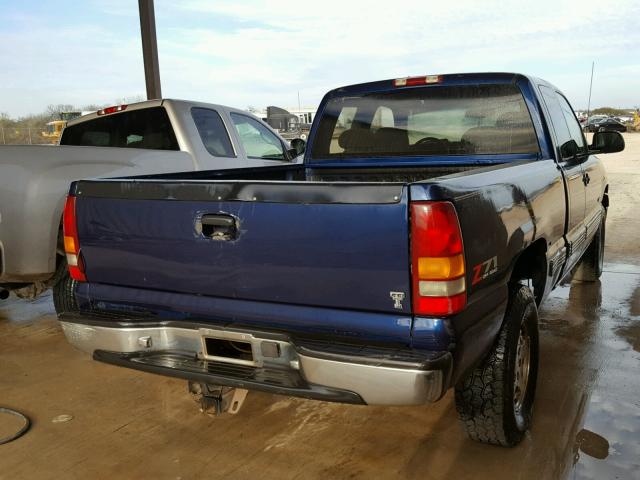 2GCEK19T1X1298155 - 1999 CHEVROLET SILVERADO BLUE photo 4