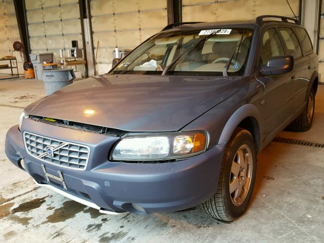 YV1SZ58DX11043124 - 2001 VOLVO V70 XC BLUE photo 2