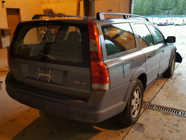 YV1SZ58DX11043124 - 2001 VOLVO V70 XC BLUE photo 4