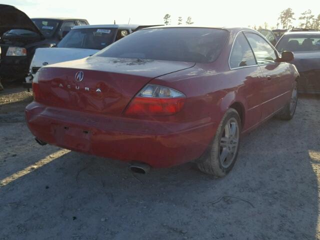 19UYA42693A009076 - 2003 ACURA 3.2CL TYPE RED photo 4