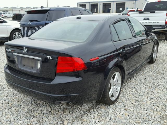 19UUA66276A045600 - 2006 ACURA 3.2TL BLACK photo 4