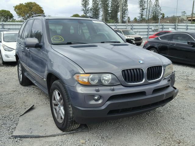 5UXFA13576LY32123 - 2006 BMW X5 3.0I GRAY photo 1