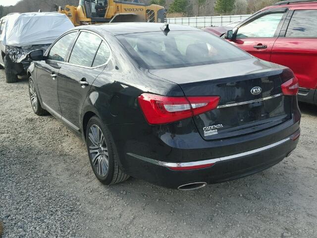 KNALN4D79G5215321 - 2016 KIA CADENZA LU BLACK photo 3