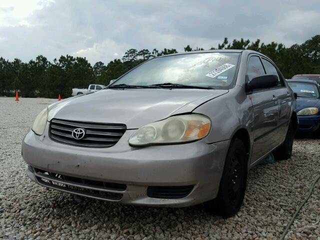 1NXBR32E63Z141673 - 2003 TOYOTA COROLLA CE BEIGE photo 2