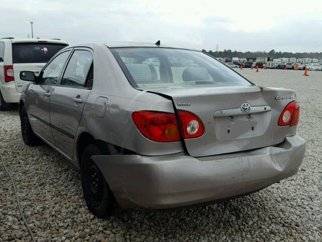 1NXBR32E63Z141673 - 2003 TOYOTA COROLLA CE BEIGE photo 3