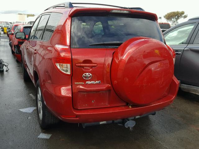 JTMBD31V875053342 - 2007 TOYOTA RAV4 LIMIT RED photo 3