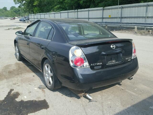 1N4BL11D73C109524 - 2003 NISSAN ALTIMA BLACK photo 3