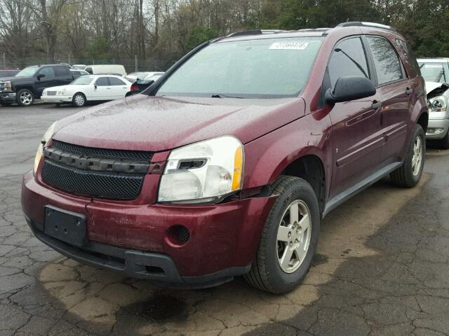 2CNDL23F986070812 - 2008 CHEVROLET EQUINOX LS MAROON photo 2