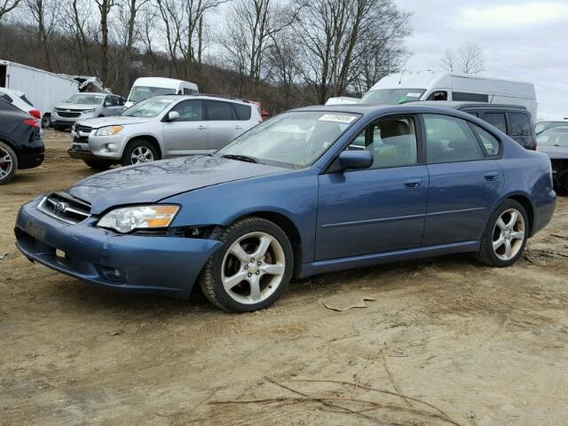 4S3BL626167200129 - 2006 SUBARU LEGACY 2.5 BLUE photo 2