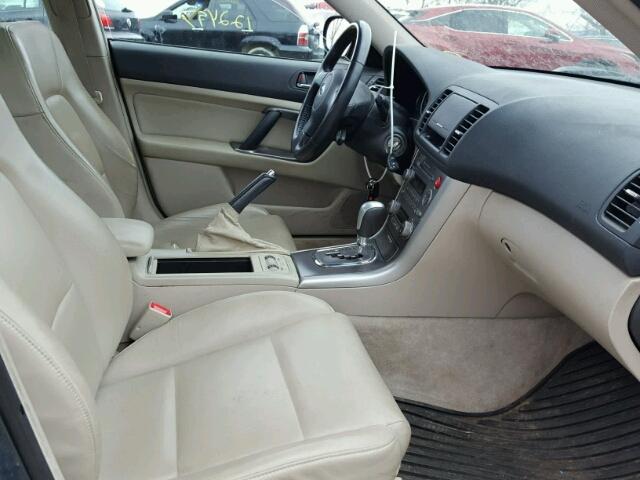 4S3BL626167200129 - 2006 SUBARU LEGACY 2.5 BLUE photo 5