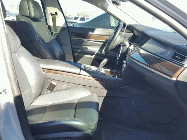 WBAKB83559CY61482 - 2009 BMW 750 LI SILVER photo 5