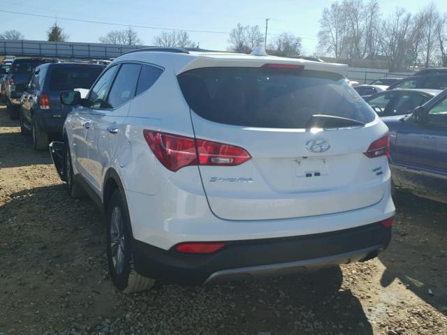 5XYZUDLB3GG373974 - 2016 HYUNDAI SANTA FE S WHITE photo 3