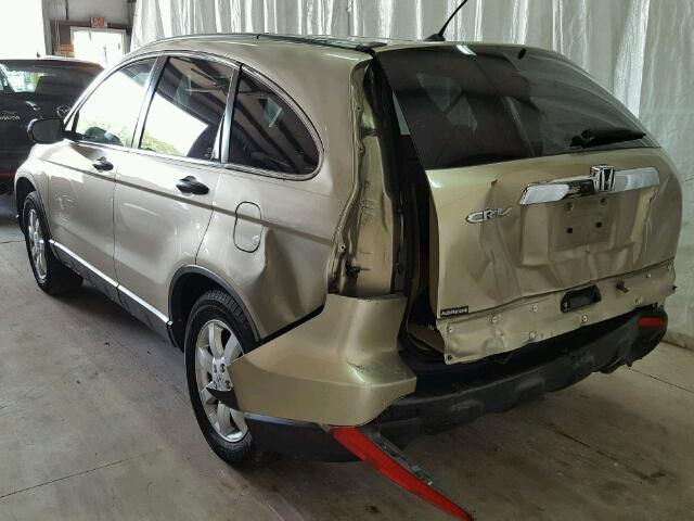 JHLRE48557C071741 - 2007 HONDA CR-V EX ოქროსფერი ფოტო 3